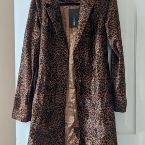 Bnwt fashion nova leopard animal print jacket